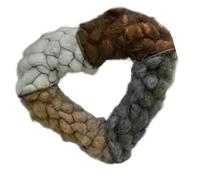 DOSERTY Nid d'oiseau artistique en forme de cœur à suspendre pour extérieur jardin symbole d'amour nichoir en forme de cœur