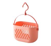 DOSERTY Panier suspendu de salle de bain résistant à l'eau avec systèmes de drainage et poignée de préhension pour cosmétiques et fournitures de nettoyage, organiseurs portables de douche