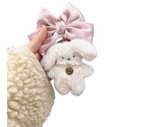DOSERTY Porte-clés mignon en peluche douce en peluche ornement porte-clés charmant Y2K pendentifs pour sac à main, sac à dos, porte-clés de voiture pour homme et femme, C, taille unique