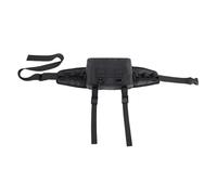 DOSERTY Sac à bandoulière de pêche grande capacité avec ceinture réglable Fannies Pack Sac banane Matériel de pêche Durabilité Tackle avec ceinture réglable Accessoires, Noir , Taille unique