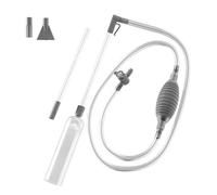 DOSERTY Siphon efficace pour aquariums avec filtre sûr pour valves de débit d'eau réglables pour faciliter le nettoyage de l'eau des aquariums