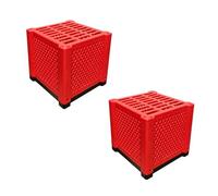 DOSERTY Support de filtre pour aquarium en PVC pour économiser de l'espace - Organise la purification de l'eau au charbon actif - Plateau en PVC pour filtre d'aquarium