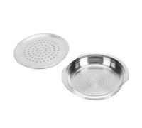 Dosette De Café Rechargeable, Capsule De Café En Poudre Réutilisable En Acier Inoxydable 304 Avec Brosse Et Cuillère Compatible Avec les Cafetières Senseo