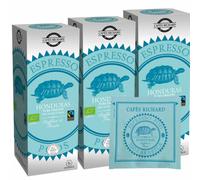 Dosette ESE Bio et Equitable Cafés Richard Honduras - 3 boites - 75 dosettes emballées individuellement