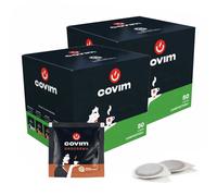 Dosette ESE Café Covim Espresso Orocrema - 2 boites - 100 dosettes emballées individuellement