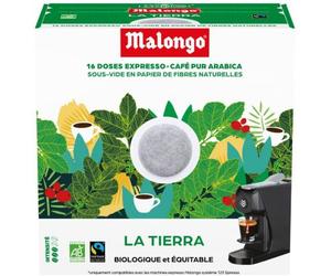 Dosette MALONGO 123 spresso la tierra bio ce (4X4)/10