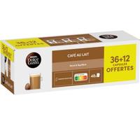 Dosette NESTLE DOLCE GUSTO CAFÉ AU LAIT x36+12