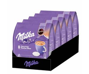 Dosette Senseo Compatible Chocolat Chaud Milka - 5 paquets - 40 dosettes