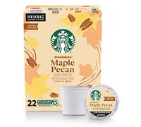 Dosettes de café K-Cup à saveur de Starbucks, noix de pécan à l'érable pour brasseurs Keurig, 1 boîte (22 dosettes)
