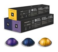 Dosettes de café - LEVYS - Pack de 3 étuis - 30 dosettes au total - Saveurs Altissio, Diavolitto, Voltesso