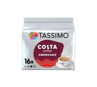 Dosettes de café TASSIMO Costa Americano Lot de 6, 6 x 16