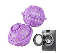 Dosettes de lavage réutilisables en tissu - Boules de linge douces sans danger pour sèche-linge et machine à laver | Empêche les enchevêtrements, protège les vêtements, parfaites pour les dortoirs