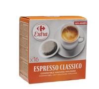 Dosettes Expresso Classico 100% Arabica Compatibles Malongo, 16 unités - Café moulu pur arabica au corps généreux, boîte pratique - Lot de 3
