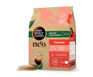 Dosettes Nescafé Dolce Gusto NEO Espresso - 1 boîte - 12 dosettes