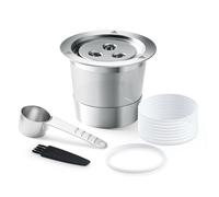 Dosettes réutilisables en acier inoxydable Ninja K Cups compatibles avec la machine Ninja CFP201 CFP301 Dual Brew Pro à 3 trous rechargeables - Filtres permanents K Cups - Accessoires de café