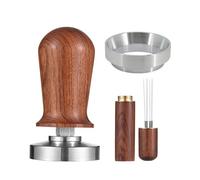 Doseur À Café Expresso À Ressort, 51mm, 53mm, 58mm, Agitateur À Café, En Acier Inoxydable, Accessoires For Café(51mm,Wooden-3Pcs)