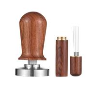Doseur À Café Expresso À Ressort, 51mm, 53mm, 58mm, Agitateur À Café, En Acier Inoxydable, Accessoires For Café(53mm,Wooden-2Pcs)