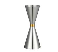 Doseur Cocktail Double Cocktail Jigger Bar mesure liqueur tasse à mesurer Martini outil de barre(RingSilver 60 90ml)