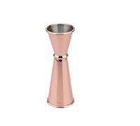 Doseur Cocktail Gobelets à mesurer en acier inoxydable 304, 30/40/50/60ml, for Cocktail, boisson, spiritueux, Jigger, bécher mixte, tasse for liquide(Rose Gold 30 60ml)