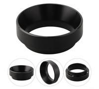 Doseur de café 49 mm pour anneau avec fonction magnétique compatible avec le bol de brassage, porte-filtre pour porte-filtres de 49 mm, matériau en aluminium (noir)