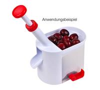 Doseur de cerises, de griottes et d'olives avec récipient Werra