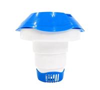 Doseur De Chlore Automatique - Diffuseur De Chlore Flottant pour Piscine Spa Parc Aquatique - Bleu - Distributeur Flottant pour Galets Piscine 13x11 cm (1 Pièce)