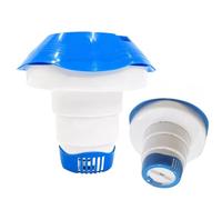 Doseur de chlore pour piscines - Support pour tablettes de chlore de 5 cm - Flotteur de chlore pour piscines - Pour les ménages privés, les commerces, les hôtels, les parcs aquatiques et les