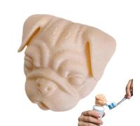 Doseur de Dentifrice pour - Distributeur nomade en forme de chien mignon - Bouchon Facile À Presser,pour, amoureux des animaux, famille, amis, salle de bain,