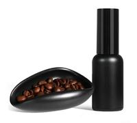 Doseur de grains de café avec flacon pulvérisateur et tasse à mesurer pour une distribution contrôlée des grains de café et une meilleure précision d'infusion (noir)
