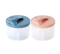 Doseur De Lait Bebe 4 Compartiment, Récipient Pour Lait En Poudre, Boîte Doseuse À Poudre De Lait,Distributeur De Bébé Poudre De Lait De Formule, Conteneur Portatif De Casse-croûte En Poudre