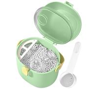 Doseur de Préparation de Voyage Portable, Recipient de Stockage pour Puree de Fruits avec Cuillere, Récipient Grand Capacité pour Familles en Voyage Sorties Plage Mères Actives Courses Train Extérieur