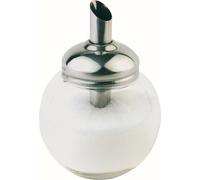 Doseur de sucre Assheuer und Pott verre forme sphérique Capuchon en acier inoxydable