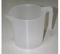 Doseur gradué - 1 000 ml, fabriqué en plastique résistant, idéal pour les liquides, avec graduation claire et précise pour une lecture facile