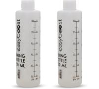 Doseur Huile 2 Temps Avec Bouchon 250ml Gradué 2% 2,5% 3% 4% 5% 6% Bidon Mélange Essence Carburant Pour Scooter Moto Mob Tondeuse Tronçonneuse Débroussailleuse Booster Am6 Derbi (2 Doseurs)