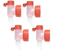 Doseur power profi lot de 4 robinet dIN 45 abfüllhahn bidon de 5 litres, 10 l