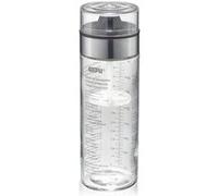 GEFU Shaker à vinaigrette en verre MIX 350 ml – Fouet intégré, 100% étanche, double échelle (ml/oz)