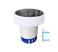 Doseur solaire pour piscine - Distributeur automatique de tablettes de chlore flottantes | Chlorinateur réglable avec dissolution stable | Flotteur pour , fontaine, spa