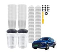 Doseurs Pour Peinture,Doseurs De Peinture De 180 Ml Avec Couvercle | Récipient Transparent 3Fournitures pour Art Modélisme Rénovation Meubles Voiture