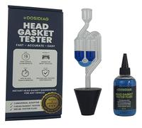 DOSIDIAG Testeur de Joint de Culasse - Jusqu’à 50 Tests - Détecteur de Fuite CO₂ Moteur Essence & Diesel - Kit Universel avec Liquide Réactif Bleu - Diagnostic Rapide et Fiable Auto Moto Camion