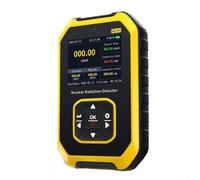 Dosimètre numérique de rayonnement nucléaire portable avec écran LCD, dosimètre rechargeable pour détection des rayons X gamma bêta (jaune)