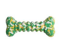 Doslilyy Jouets à mâcher robustes pour chiens - Jouet à mâcher en caoutchouc résistant aux morsures en forme d'os amusant pour nettoyer les dents Apaisant Entraînement Enrichissement mental Chiot