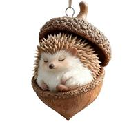 Doslilyy Ornements de sapin de Noël en forme de gland - Pendentif animal 2D - Décoration de sapin de Noël en acrylique - Pour lieu de travail, salle de bain, cuisine, entrée, appartement