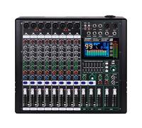 Doslnlya GF8 Pro Console audio DJ multifonction 8 canaux Bluetooth - Égaliseur 7 étapes, 99 effets sonores, sourdine indépendante pour scène, karaoké en direct