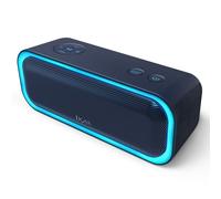 DOSS Enceinte Bluetooth,SoundBox Pro BT5.0,Puissante Boîte de Son Stéréo Améliorée de 20W,étanche IPX5,Lumière Multicolore,Véritable Couplage Sans Fil,Haut Parleur portable #B
