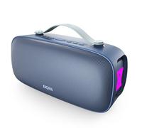 DOSS Extreme Boom Pro D300 Haut-parleur Bluetooth avec crête de 160 W, son audacieux de 80 W, basses supplémentaires, 24 heures d'autonomie, lumières de synchronisation de rythme, partage de batterie
