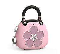DOSS Enceinte Bluetooth Portable, Mini Enceinte légère avec Son Puissant,Microphone intégré,Mini Haut Parleur Parfait pour la Chambre, Maison, idéal Cadeau pour Fille, Femme-Rose