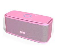 DOSS Soundbox Enceinte Bluetooth sans Fil Étanche IPX4, Autonomie 20 hrs, Contrôle Tactile, pour Les Voyages, Extérieur-Rose