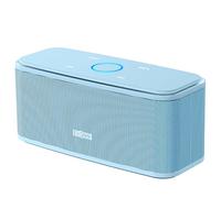 DOSS Soundbox Haut-Parleur Bluetooth Portable, Enceinte sans Fil Étanche IPX4, Autonomie 20 hrs, Contrôle Tactile, pour Les Voyages, Extérieur- Bleu Horizon