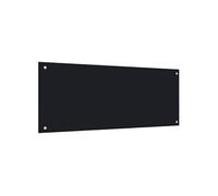 Dosseret de cuisine Noir 100x40 cm Verre trempé