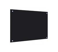 vidaXL Dosseret de cuisine Noir 70x50 cm Verre trempé 249482